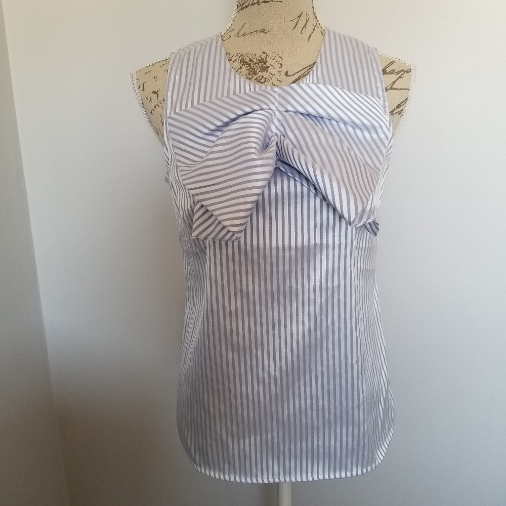 Banana Republic Pleated Bow Top